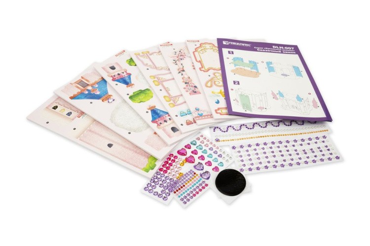 Сборная модель Сказочный замок, 92 элемента, REZARK — картинка 3