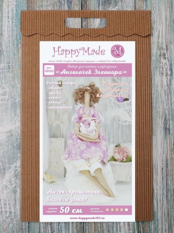 Набор для шитья и рукоделия «Ангелочек Элеонора» — картинка 2