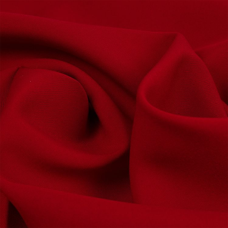Ткань Габардин кач-во Фухуа, 1 м х 150 см, 180 г/м², цвет: красный, TBY — картинка 4