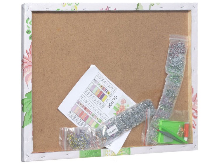 Алмазная вышивка «Цветочный акцент» — картинка 3