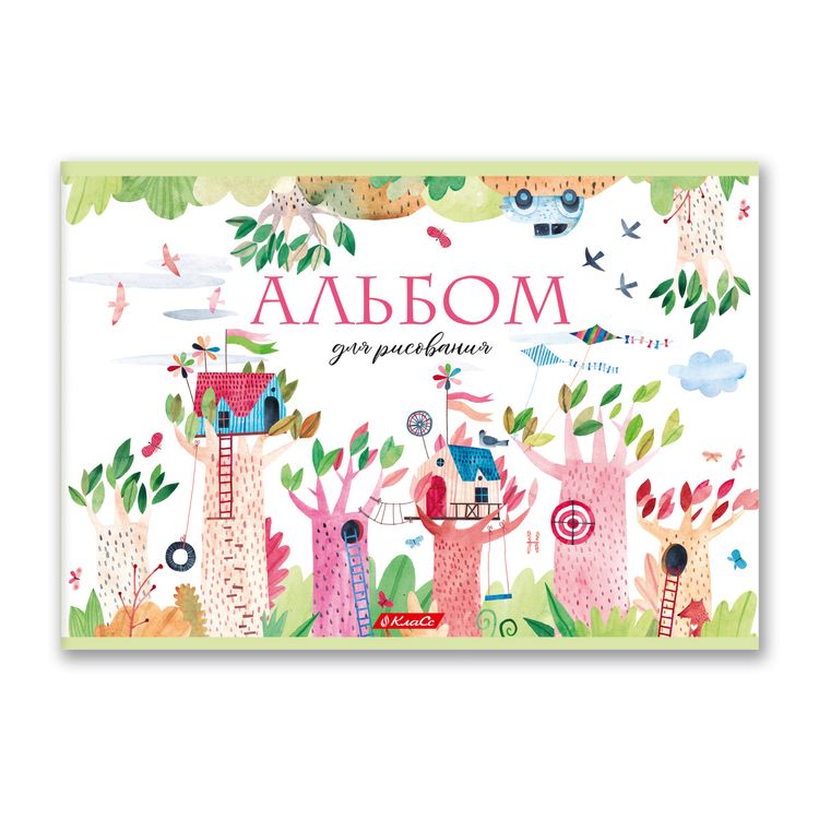 Альбом для рисования «Волшебная страна», 100 г/м2, A4, на скобе, 20 альбомов по 24 л., SVETOCH — картинка 3
