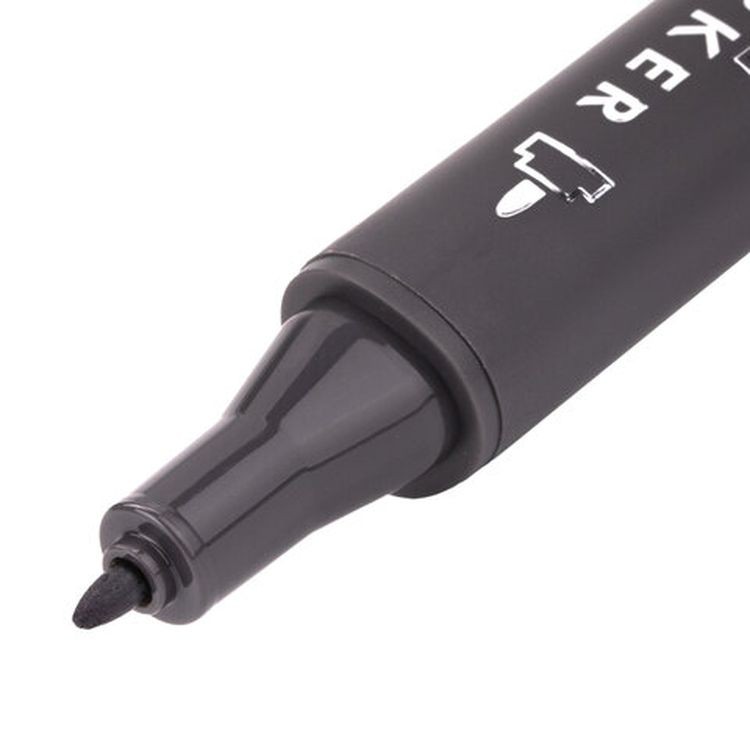 Маркер для скетчинга двусторонний 1 мм - 6 мм BRAUBERG ART CLASSIC, цвет: серо-голубой 05 — картинка 4