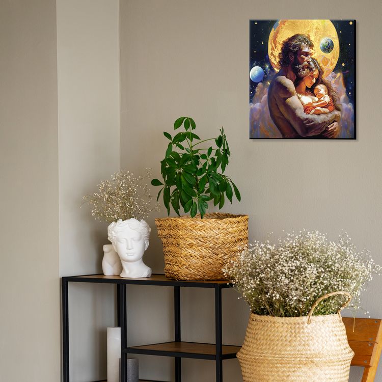 Картина по номерам с поталью «Обнимая счастье» — картинка 4