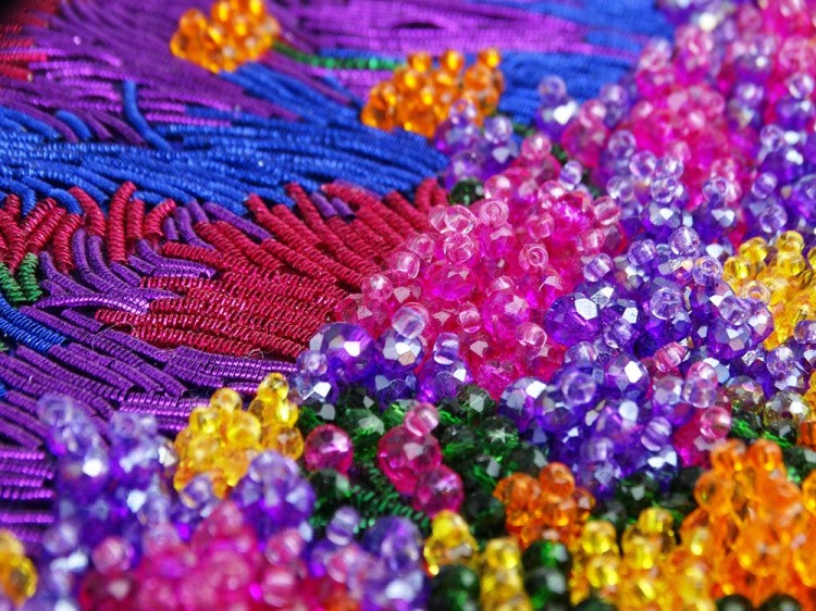 Набор вышивки хрустальными камнями «Лавандовые поля» — картинка 15