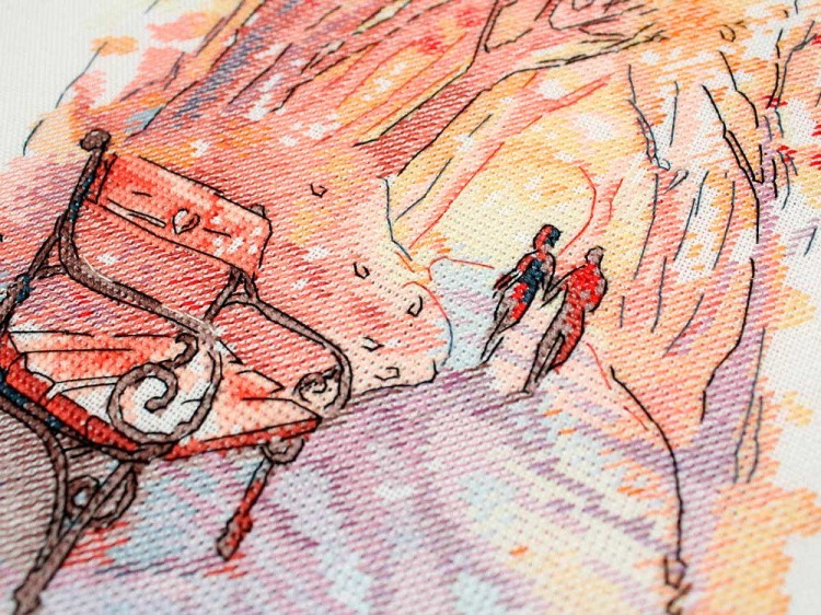 Набор для вышивания «Осенний променад» — картинка 3