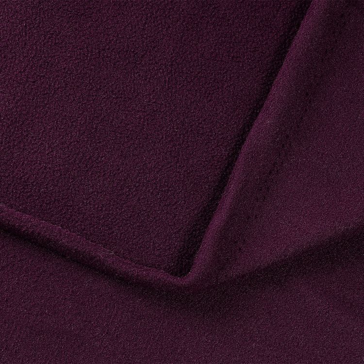 Ткань флис 2-х сторонний, 10 м, ширина 150 см, 240 г/м², цвет: винный, TBY — картинка 5