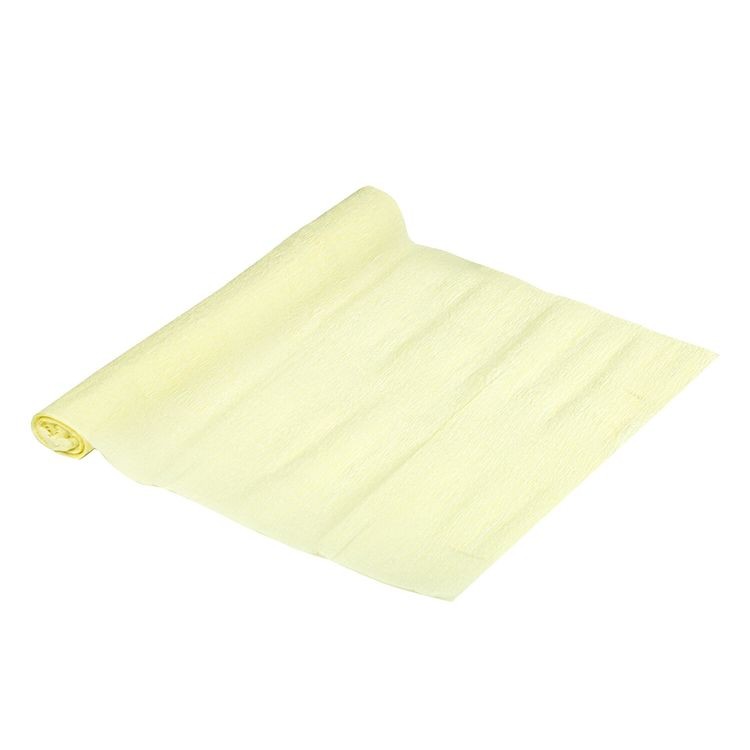 Бумага гофрированная (креповая), 110 г/м2, лимонная, 50х250 см, ОСТРОВ СОКРОВИЩ — картинка 3