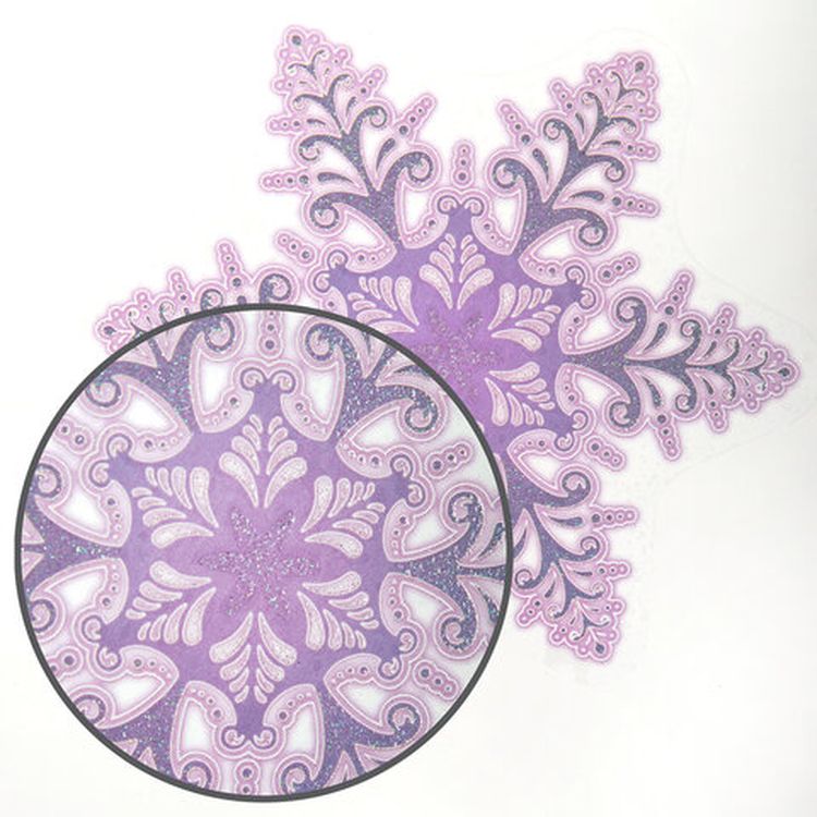 Украшение для окон и стекла «Разноцветные снежинки 2» — картинка 5