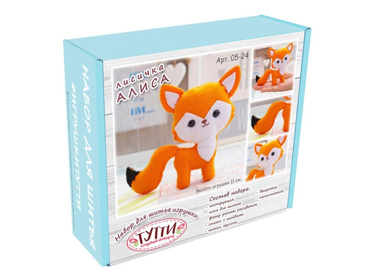Набор для шитья игрушки «Лисичка Алиса» — картинка 4