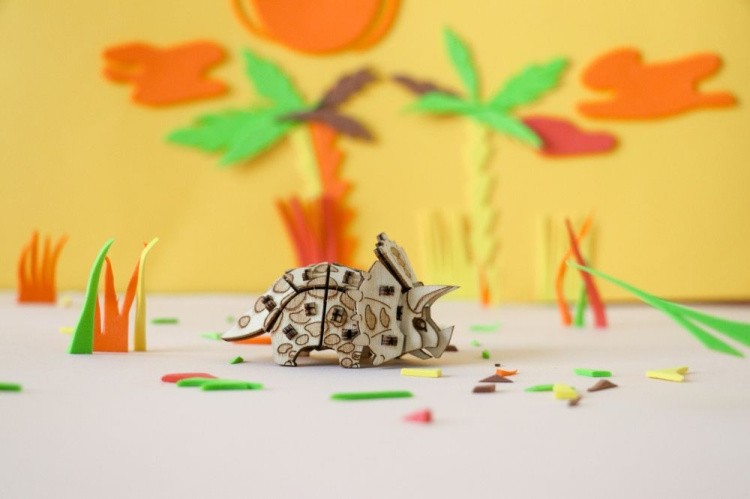 Конструктор из дерева «Трицератопс» — картинка 4