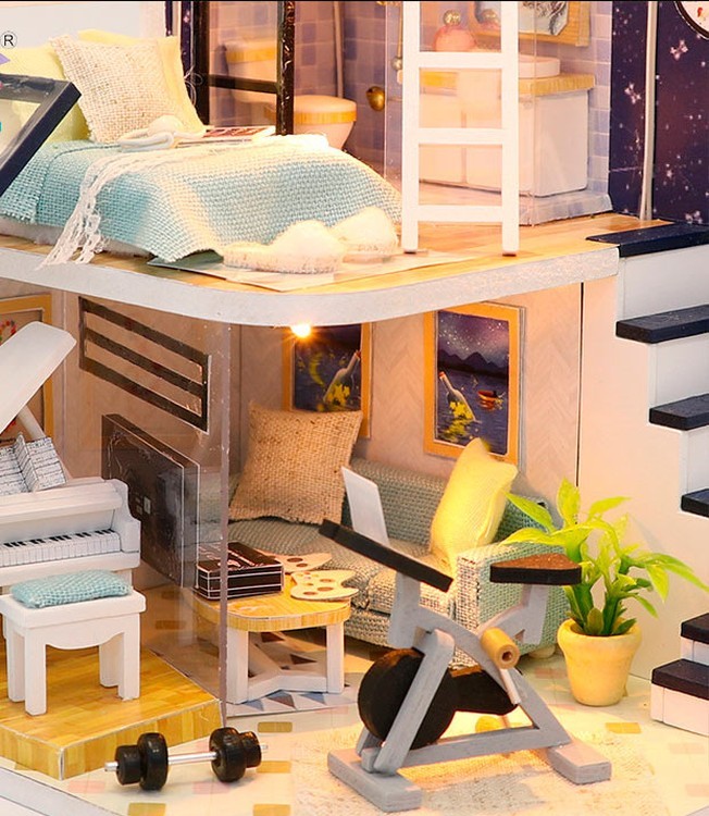 Набор для создания миниатюры (румбокс) «Удобная квартира» — картинка 4