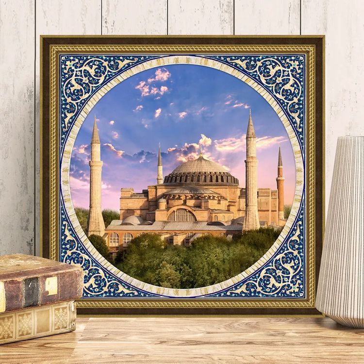 Алмазная вышивка «Мечеть Айя София в Стамбуле» — картинка 4