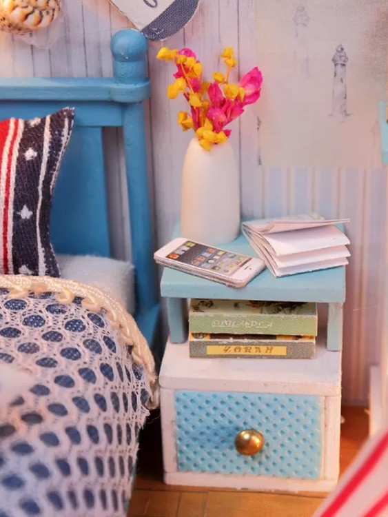 Сборная модель Румбокс. Миниатюрная комната «Спальня» — картинка 7