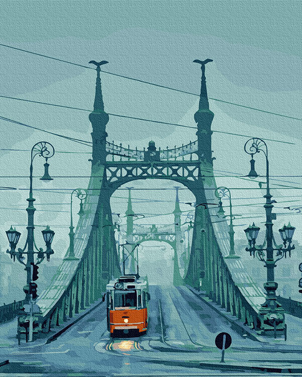 Картина по номерам «Будапешт. Мост свободы»