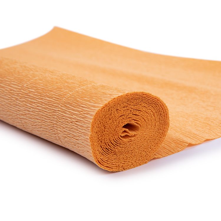 Гофрированная бумага 50х250 cм, 180 г/м2, цвет: 20/E6 желто-бежевый, Blumentag — картинка 2