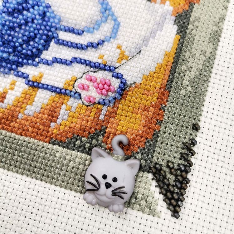 Набор для вышивания «Кот и клубок» — картинка 3