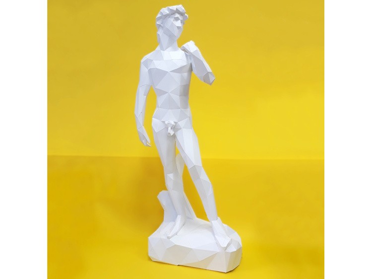 Бумажная модель для склеивания фигура «Статуя Давида»