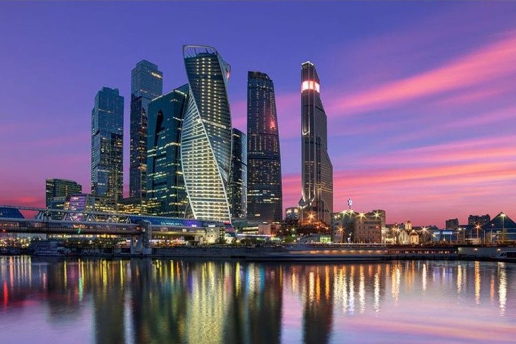 Алмазная вышивка «Москва-Сити» — картинка 2