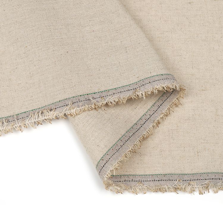 Ткань льняная, 185 г/м², 10 м x 140 см, цвет: натуральный, TBY — картинка 4