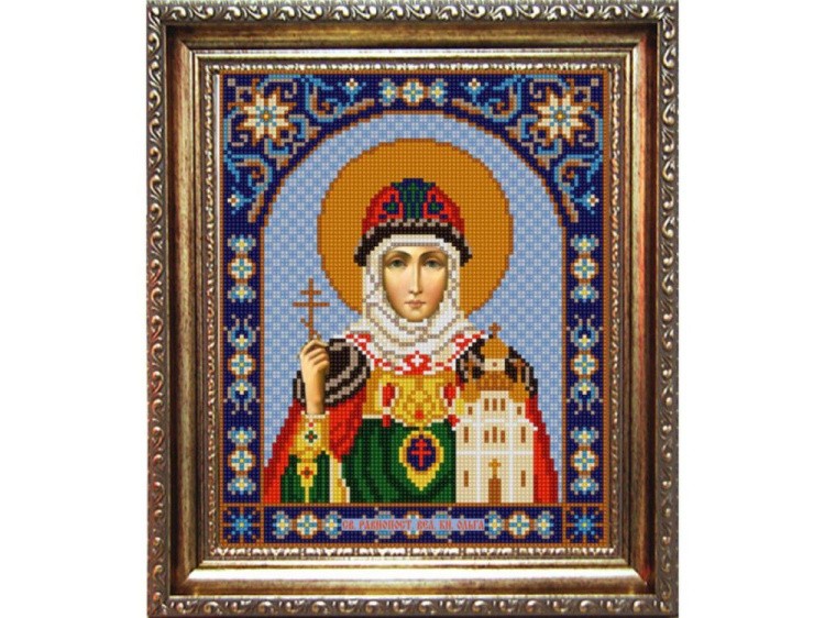 Рисунок на ткани «Св.Ольга»