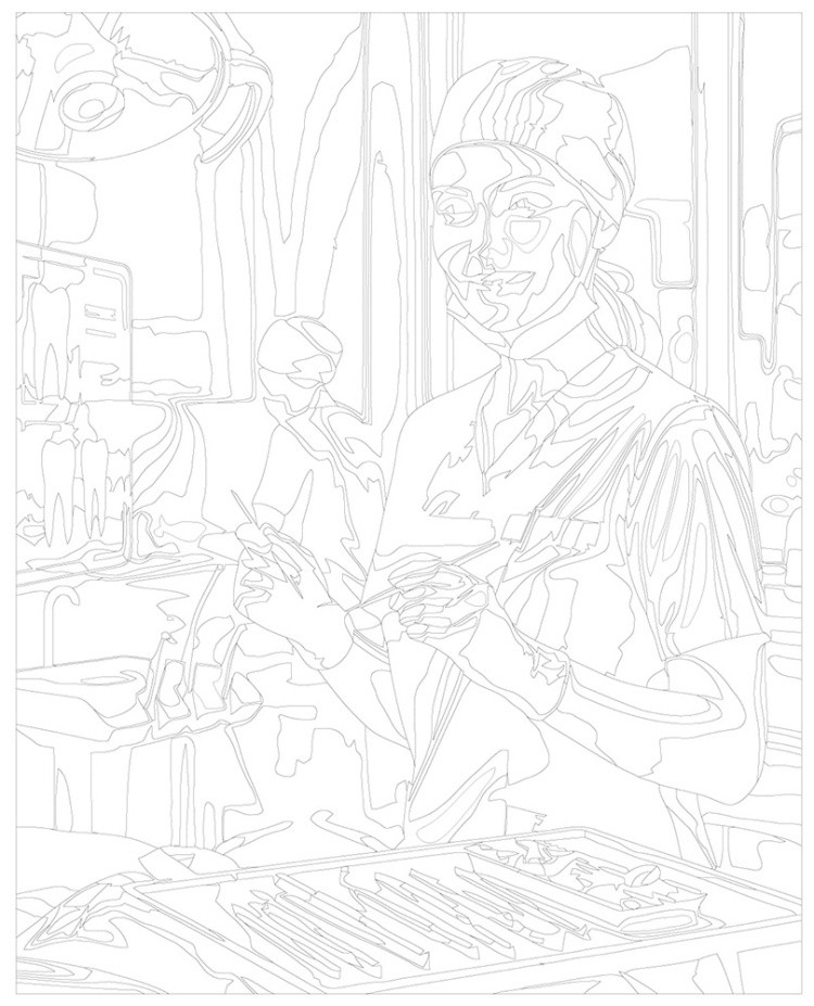 Картина по номерам Медицина врач стоматолог в больнице — картинка 3