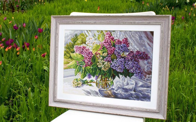 Набор для вышивания «Букет сирени» — картинка 8