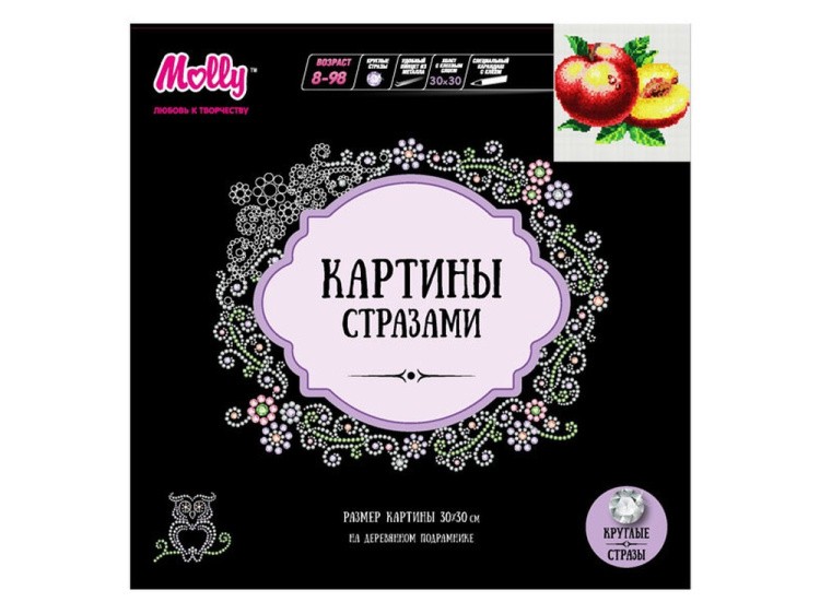 Алмазная вышивка «Спелый персик» — картинка 2