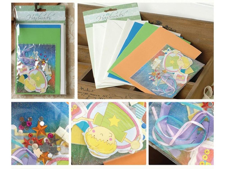 Набор для скрапбукинга «Открытка (3 шт.)» — картинка 2