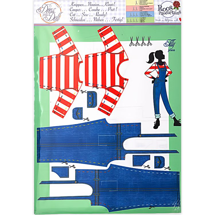 Набор для шитья «Одежда для кукол Tilly Jeans №4» — картинка 2