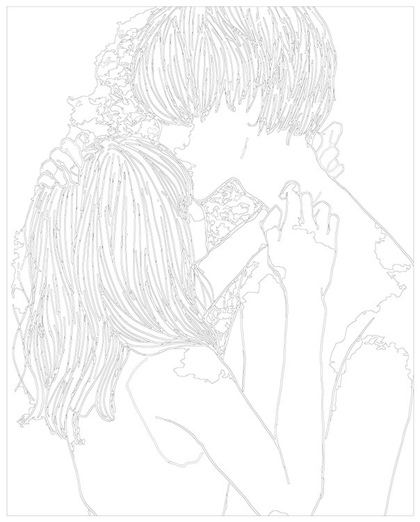 Картина по номерам «Vspak: Влюбленные арт» — картинка 3