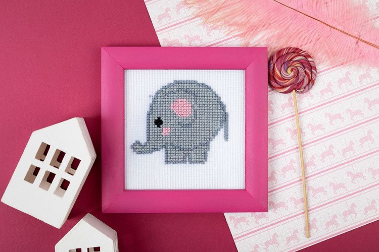 Набор для вышивания «Детские истории. Слонёнок» — картинка 3