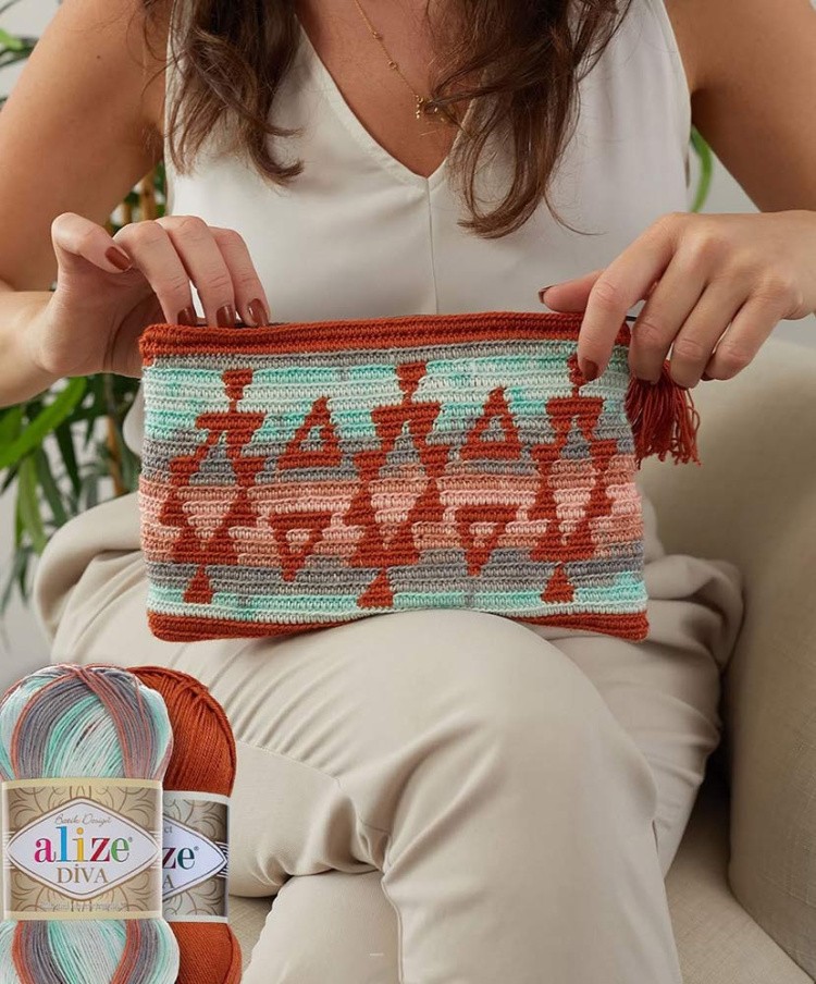 Пряжа ALIZE Diva batik design (3245), мультиколор, 5 шт. по 100 г — картинка 15