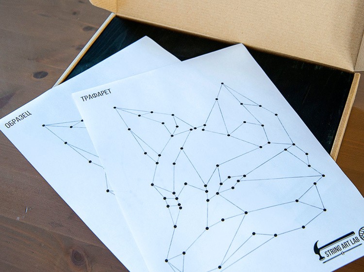 Набор для творчества STRING ART «Лиса минимализм» — картинка 4