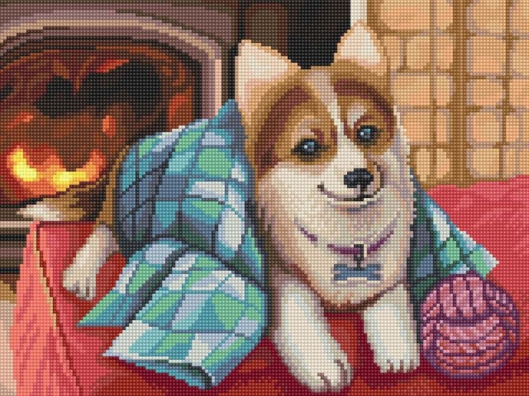 Алмазная вышивка «Уютный вечер» — картинка 2