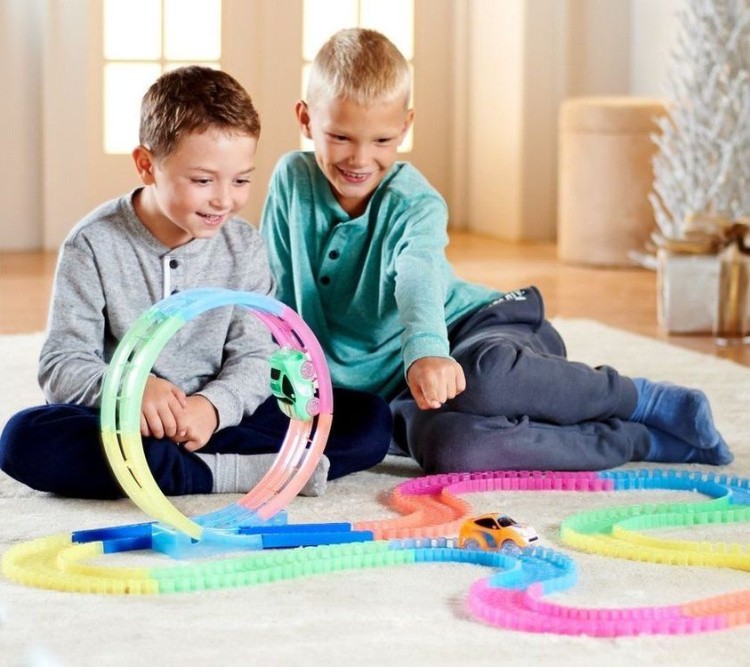 Конструктор Гоночная трасса Magic Tracks «Mega Set» 446 деталей — картинка 10