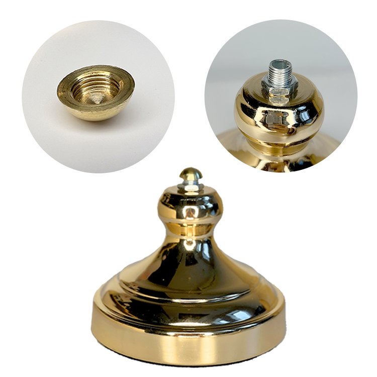 Основание для вазы золотое №2, 9 см — картинка 2