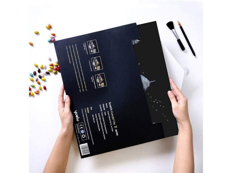 Скретч-картина «Taj Mahal» (цветная) — картинка 5