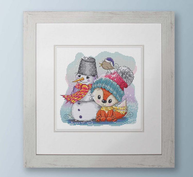 Набор для вышивания «Лисёнок и его друзья» — картинка 3