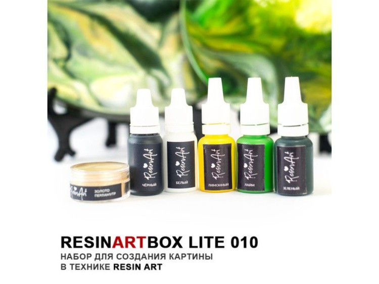 Набор для создания картины эпоксидной смолой ResinArtBox 010 — картинка 4