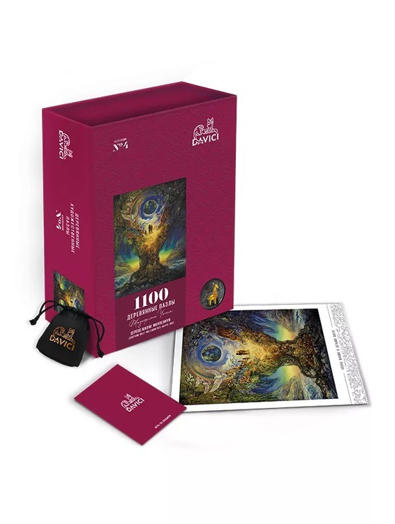 Деревянные пазлы DAVICI «Дерево жизни. Миллениум (Millenium tree)» — картинка 14