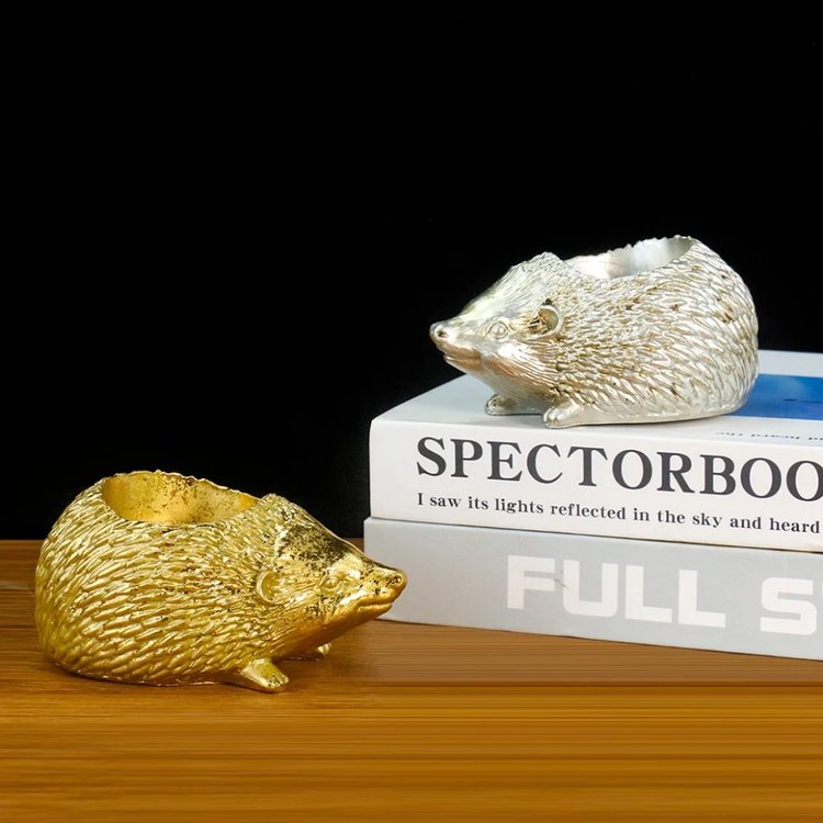 Силиконовый молд - Подсвечник ежик, 10x7см, 1 шт. — картинка 2