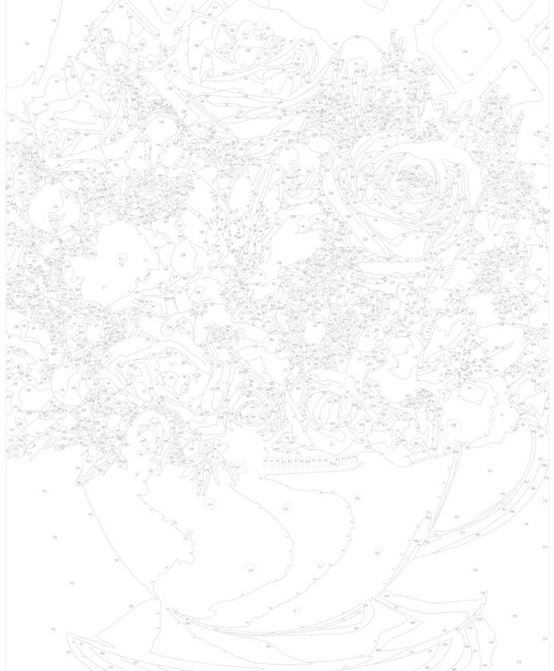 Картина по номерам «Роскошный букет» — картинка 3