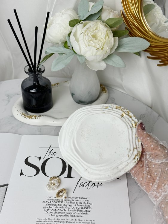 Силиконовый молд - Тарелка/блюдо, 16x15,5см, 1 шт. — картинка 6