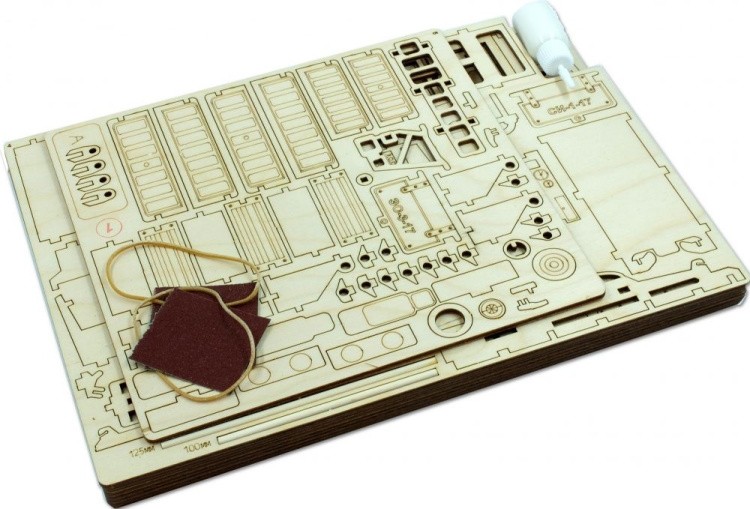 Конструктор из дерева «Грузовик Полуторка Фургон», Lemmo — картинка 4