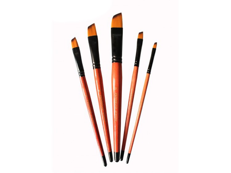 Кисть Pennello плоская скошенная № 4 (синтетика) — картинка 2