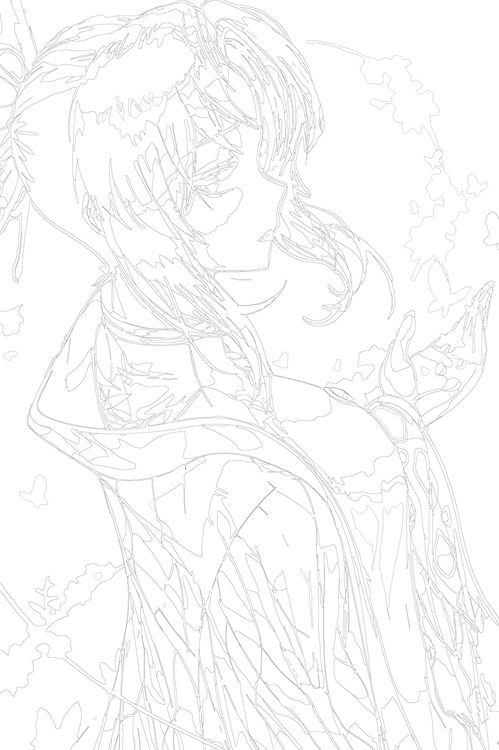 Картина по номерам «Клинок рассекающий демонов: Шинобу Кочо 3» — картинка 3