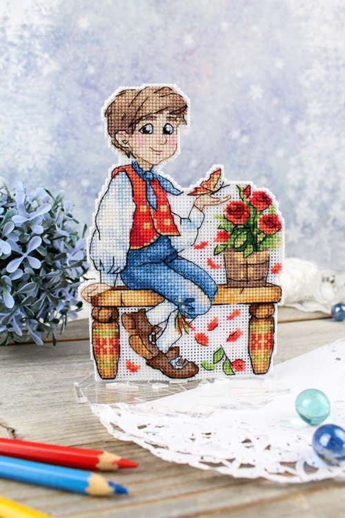 Набор для вышивания «Мальчик с холодным сердцем» — картинка 5