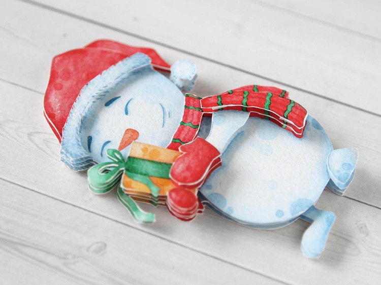 Папертоль «Снеговичок» — картинка 2