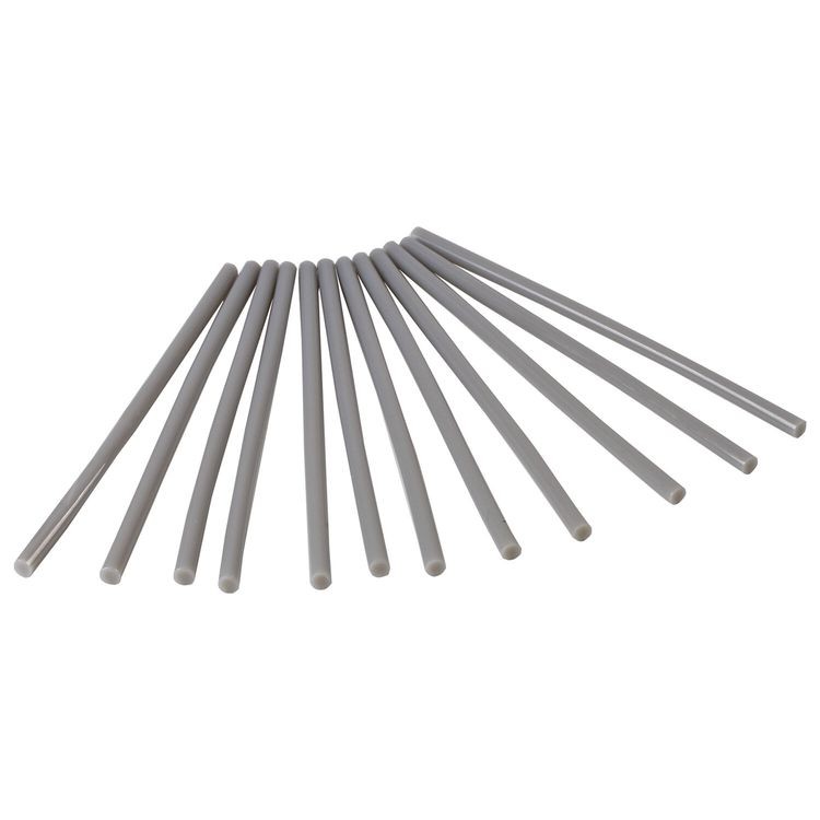 Клеевые стержни, диаметр 7 мм, длина 200 мм, серебристые, 12 шт., Brauberg — картинка 4