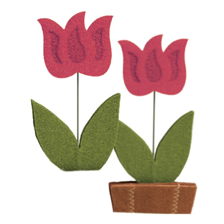 Цветной фетр для творчества плотный 400х600 мм, 3 листа, толщина 4 мм, красный, ОСТРОВ СОКРОВИЩ — картинка 5